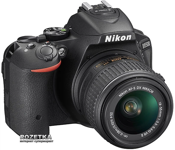 Фотоаппарат Nikon D5500 18-55 VR II Black Kit (VBA440K006) купить