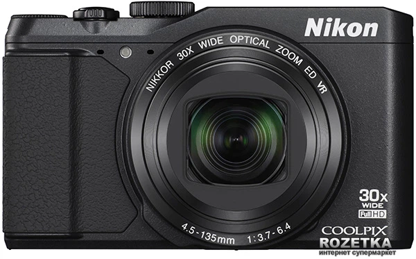 Фотоаппарат Nikon Coolpix S9900 Black (VNA790E1) купить на ROZETKA