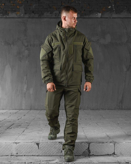 Тактичний демісезонний костюм SoftShell XL олива (51851) - зображення 2