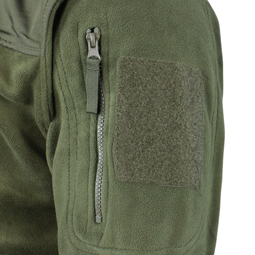Флісовий тактичний светр Condor ALPHA Mirco Fleece Jacket 601 Small, Чорний - зображення 10
