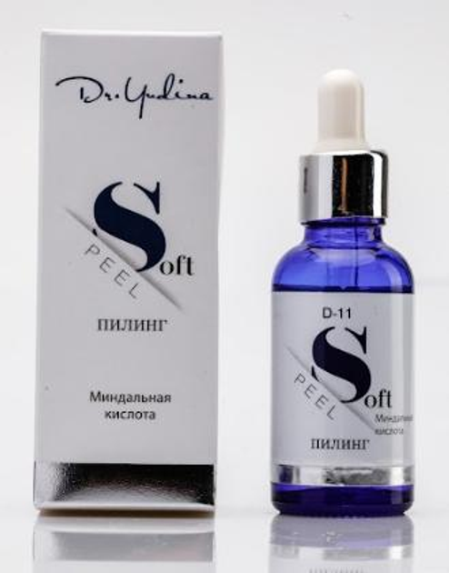 Пилинг миндальный "Soft peel" (pH 2,25 миндальная кислота 20%) Dr.Yudina 30мл. Артикул D11 - изображение 1