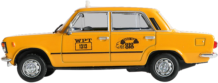 Pojazd metalowy Daffi PRL Fiat 125p Zmiennicy (5905422022720) - obraz 3