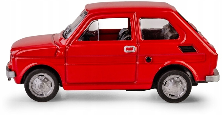Металева модель Daffi PRL Fiat 126p Red (5905422115729) - зображення 3
