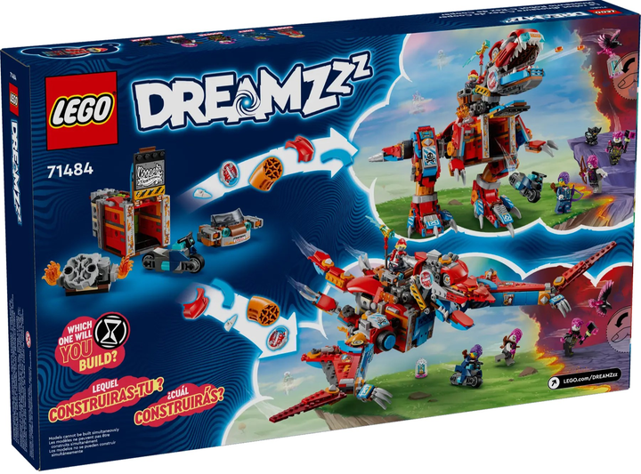 Zestaw klocków LEGO DREAMZzz Dinorobot Coopera C-Rex 917 elementów (71484) (955555906394422) - Outlet - obraz 1