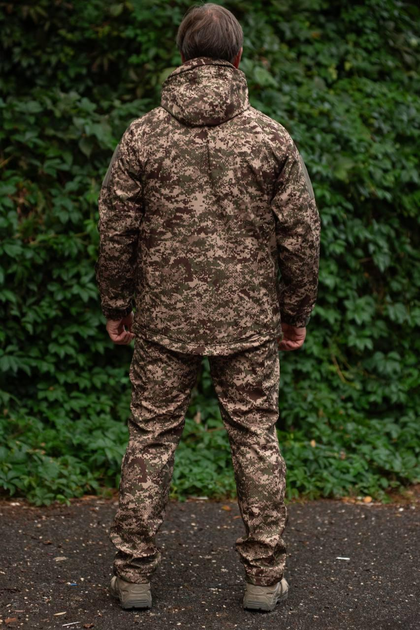 Чоловічий тактичний Костюм Soft Shell Military Хижак НГУ Куртка Штани XL - зображення 2