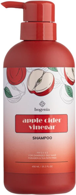 Акція на Шампунь для волосся Bogenia Apple Cider Vinegar Shampoo 450 мл від Rozetka