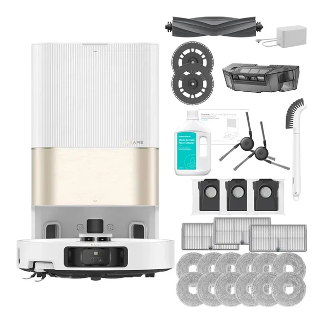 Робот-пилосос миючий Dreame X40 Ultra Complete White Функція миття підлоги Станція прибирання Створення карти приміщення 68 дБ - Фото 2 Робот-пилосос миючий Dreame X40 Ultra Complete White Функція миття підлоги Станція прибирання Створення карти приміщення 68 дБ - зображення 2