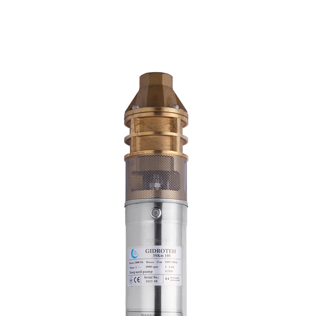 Насос глибинний Gidrotech 3SKM 100 CV018730 - зображення 3