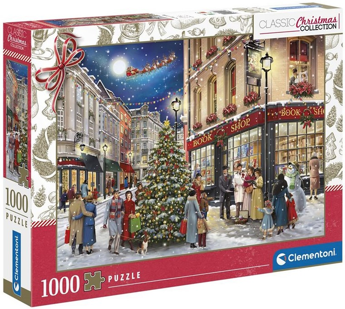 Puzzle Clementoni Classic Christmas Collection 1000 elementów (8005125814985) - obraz 1