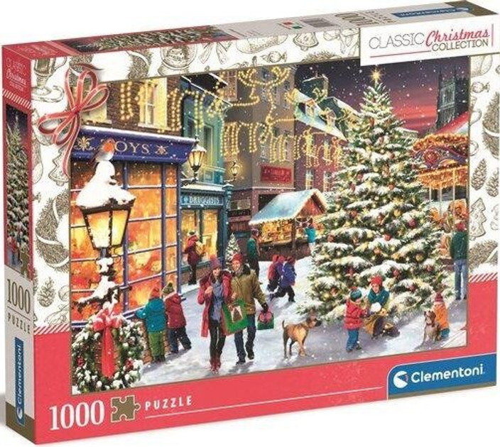 Puzzle Clementoni Classic Christmas Collection 1000 elementów (8005125815036) - obraz 1