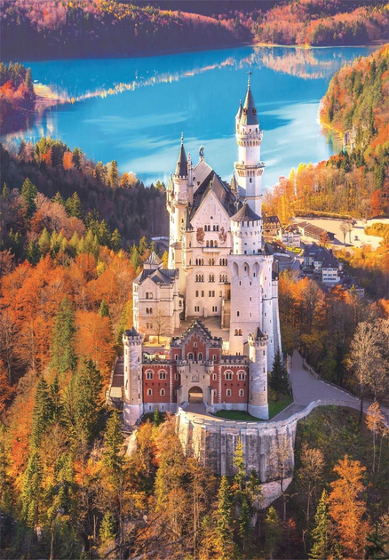 Puzzle Clementoni Compact Neuschwanstein 1000 elementów (8005125399093) - obraz 2