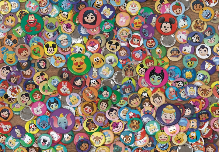 Puzzle Clementoni Compact Disney Emoji 1000 elementów (8005125398294) - obraz 2