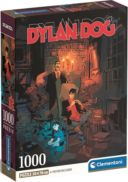 Puzzle Clementoni Compact Dylan Dog 1000 elementów (8005125398171) - obraz 1