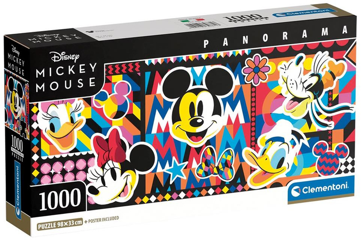 Puzzle Panorama Clementoni Compact Disney Classics 1000 elementów (8005125398713) - obraz 1