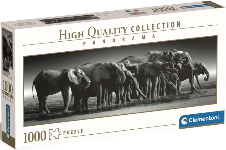 Puzzle Clementoni Panorama Hq Herd Of Giants 1000 elementów (8005125398362) - obraz 1