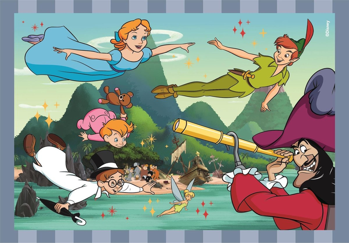 Пазли Clementoni Super Color Disney Classic 4 в 1 (8005125215232) - зображення 3