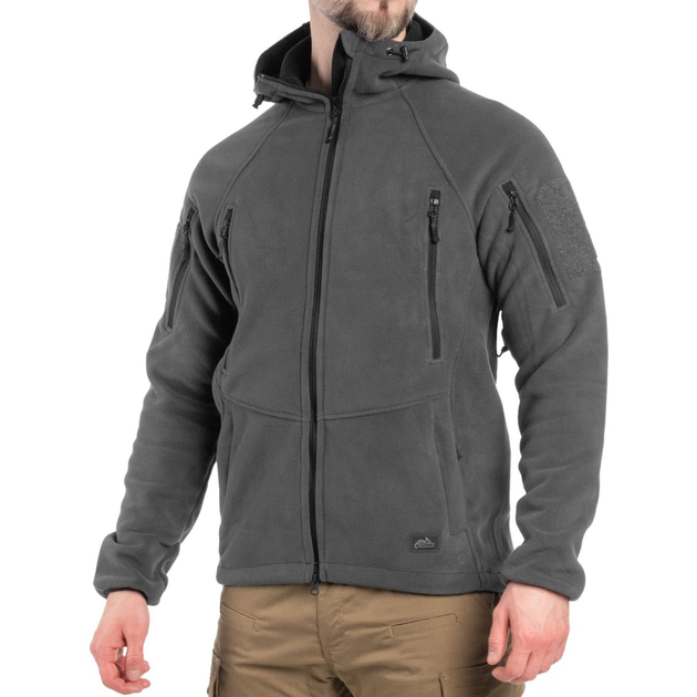 Куртка Helikon-Tex PATRIOT Mk 2 - Hybrid Fleece, Shadow Grey/Black 2XL/Regular (BL-PJ2-FH-3501A) - зображення 2