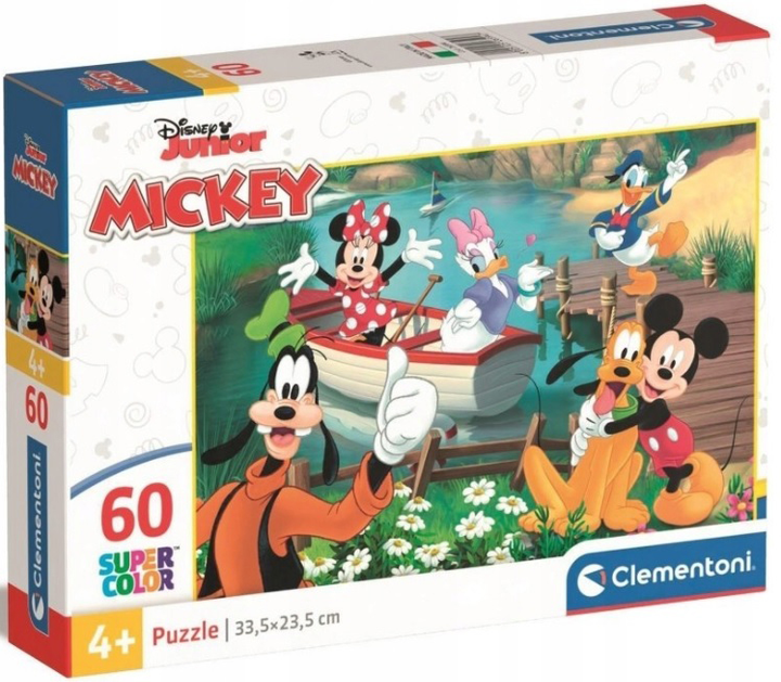 Puzzle Clementoni Super Kolor Disney Classic 60 elementów (8005125265947) - obraz 1