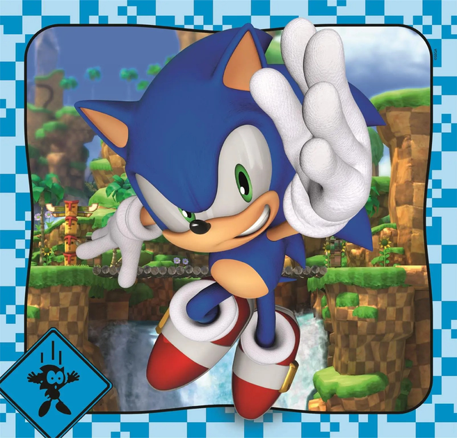 Puzzle Clementoni Super Kolor Sonic 3 po 48 elementów (8005125253203) - obraz 4