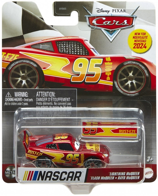 Autko Mattel Cars Nascar Lightning McQueen (194735239849) - obraz 1