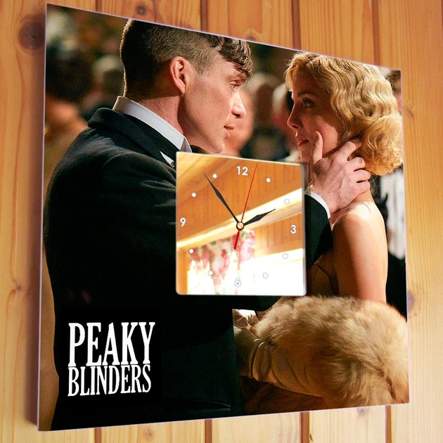 Настенные часы "Острые козырьки. Peaky Blinders" подарак фанатам сериала, стильное украшение спальни, кафе, бара - изображение 2