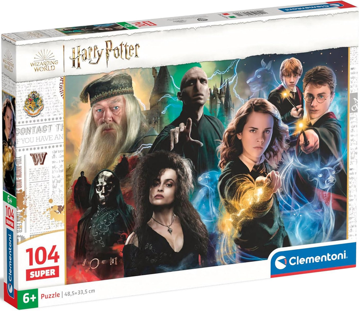 Puzzle Clementoni Super Kolor Harry Potter 104 elementy (8005125257751) - obraz 1