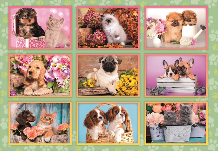 Puzzle Clementoni Super Puppies Collage 180 elementów (8005125297887) - obraz 2