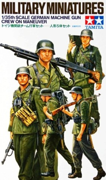 Model plastikowy Tamiya German Machine Gun Crew (4950344993314) - obraz 1