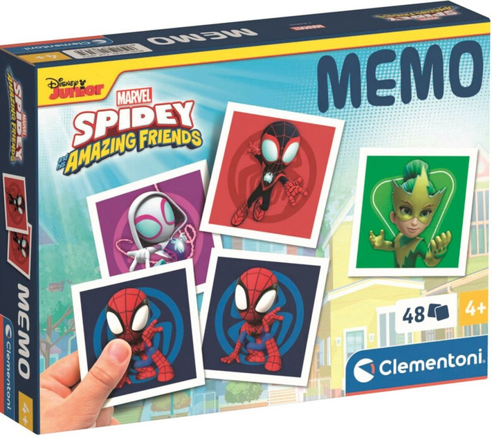 Gra planszowa Clementoni Memo Spidey 48 elementów (8005125183135) - obraz 1