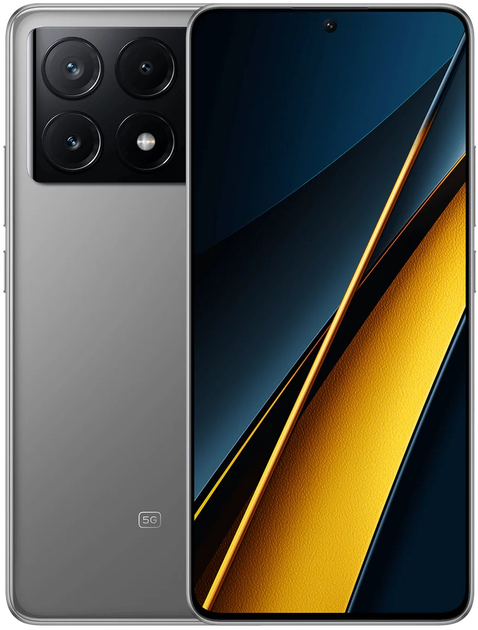 Smartfon POCO X6 Pro 5G 8/256GB Grey (6941812757970) - obraz 1