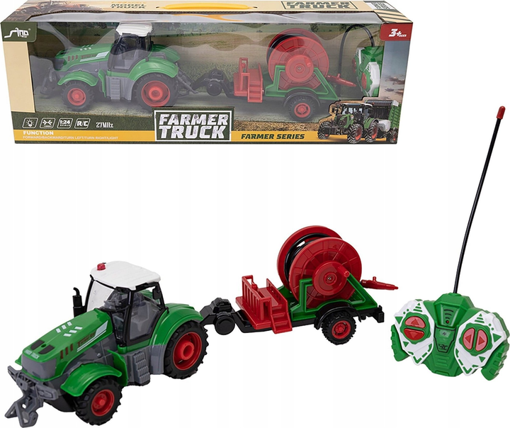 Traktor z z wężem do podlewania Askato zdalnie sterowany R/C (6901440125015) - obraz 2