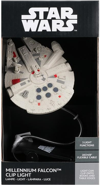 Lampka do czytania Paladone Star Wars Millennium Falcon (5056577728033) - obraz 3