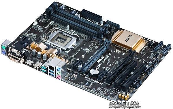 エビータ Материнская плата Asus Z97-K/USB 3.1 (s1150, Intel Z97, PCI-Ex16