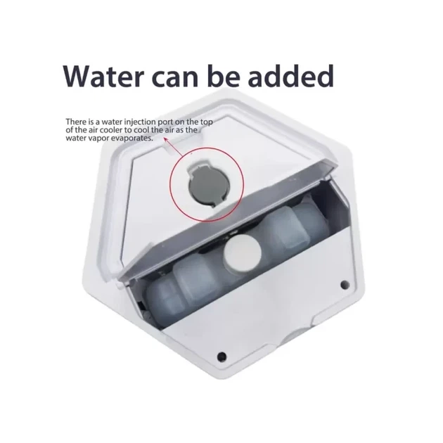 Портативный мини кондиционер с увлажнителем воздуха 5X Arctic Cool Ultra Pro / Настольный кондиционер - изображение 5
