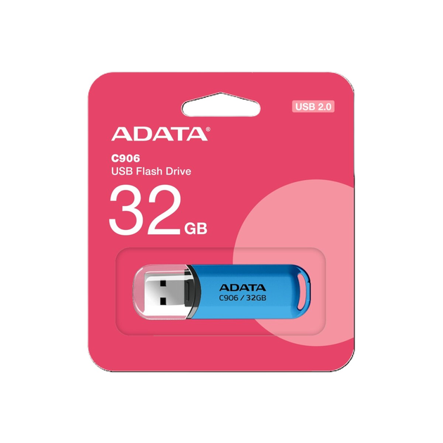 Flash A-DATA USB 2.0 C906 32Gb Water Blue (AC906-32G-RWB) - изображение 3