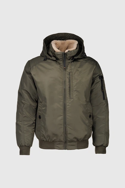 Куртка однотонная мужская Kings Wind 4375 XL Хаки - изображение 7