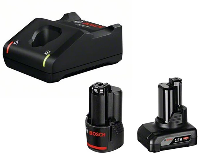 Набор Bosch аккумулятор GBA 12V 2.0Ah, аккумулятор GBA 12V 4.0Ah, зарядное устройство GAL 12V-40 (1600A01NC9) - Фото 1 Набор Bosch аккумулятор GBA 12V 2.0Ah, аккумулятор GBA 12V 4.0Ah, зарядное устройство GAL 12V-40 (1600A01NC9) - изображение 1