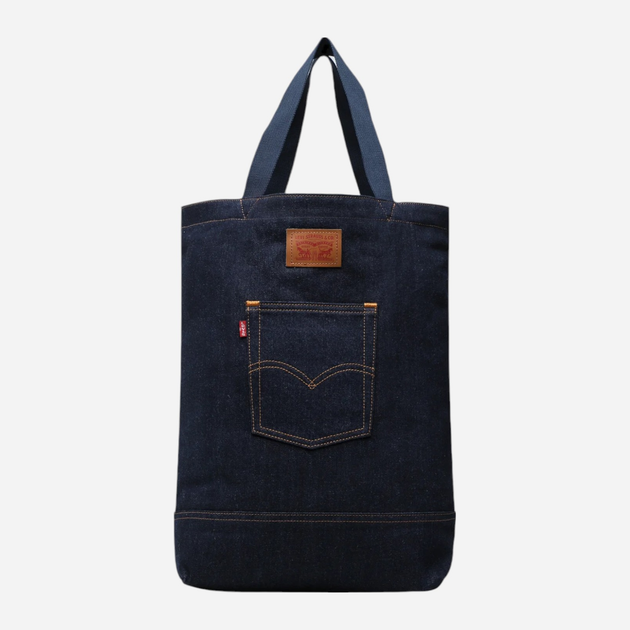 Torba shopper materiałowa Levi's 225456-6-17 Ciemnogranatowa (7613417998278) - obraz 1