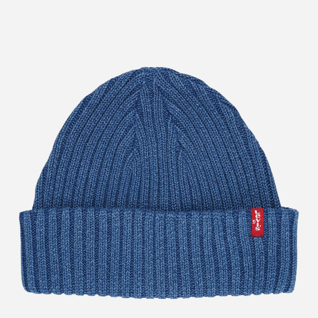 Czapka beanie Levi's 225345-6-18 One Size Niebieska (7613325716711) - obraz 1