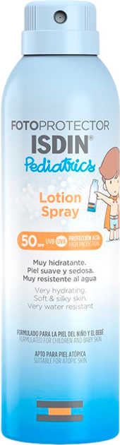 Сонцезахисний спрей для дітей Isdin Fotoprotector Pediatrics Spf50 250 мл (8429420139336) - зображення 1