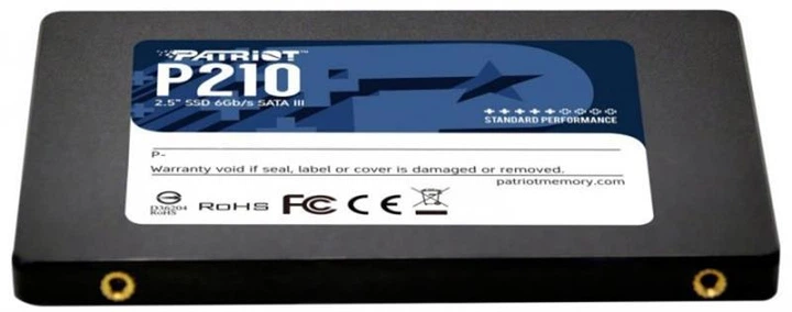 Накопичувач SSD 1TB Patriot P210 2.5" SATAIII TLC (P210S1TB25) 2.5" 29820 - изображение 5