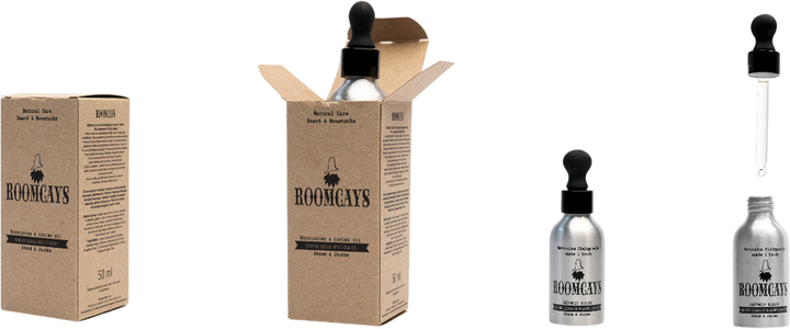 Olejek do wąsów i brody Roomcays nawilżający 50 ml (5907573413266) - obraz 4