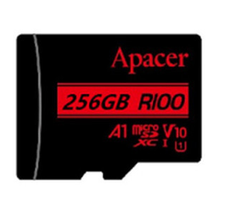 Карта пам'яті microSDXC 256Gb Apacer V10 A1 R100MB/s (з адаптером ЦД) - зображення 2