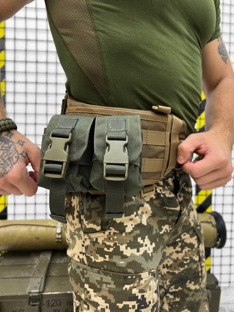 Підсумок для двох гранат Cordura 1000D із регульованими клапанами Olive - зображення 1