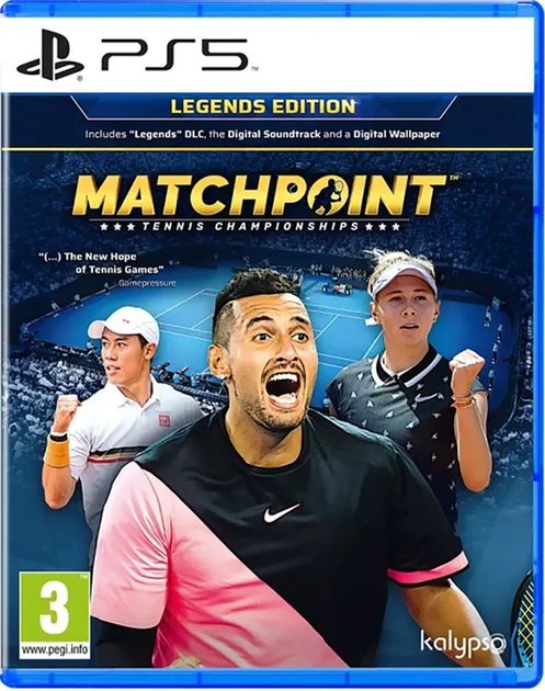 Gra PS5 Matchpoint: Tennis Championships Legends Edition (płyta Blu-ray) (4260458362624) - obraz 1