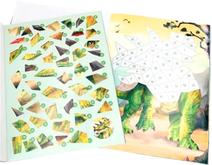 Naklejki z numerem Dino World 395 szt (4010070648671) - obraz 3