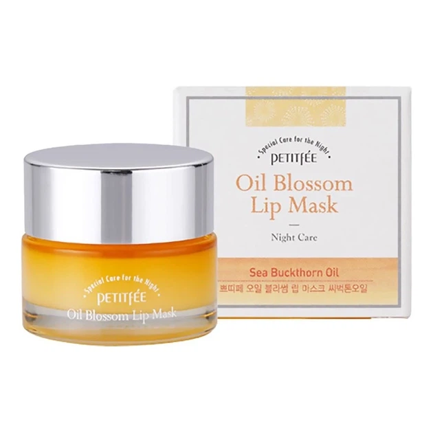 Маска для губ Витамин Е/Облепиха Oil Blossom Lip Mask (Sea Buckthorn oil) PETITFEE, 15 гр - Фото 1 Маска для губ Витамин Е/Облепиха Oil Blossom Lip Mask (Sea Buckthorn oil) PETITFEE, 15 гр - изображение 1