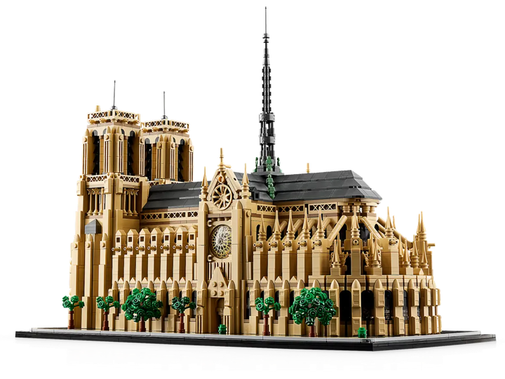 Zestaw klocków LEGO Architecture: Notre-Dame w Paryżu 4383 elementy (21061) - obraz 3