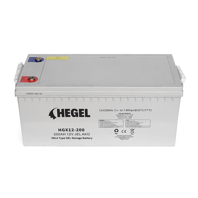 Аккумуляторная батарея HEGEL GEL 200-12 12V 200Ah ( 522 x 238 x 223mm), 57kg - изображение 2