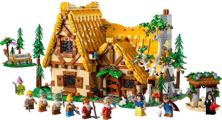 Zestaw klocków LEGO Disney: Chatka Królewny Śnieżki i siedmiu krasnoludków 2228 elementów (43242) - obraz 2